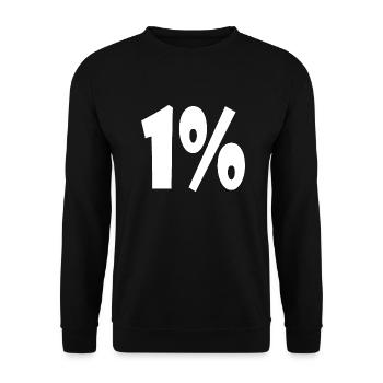1 - Unisex Pullover - Schwarz - Vorne - Alina (178cm) & Michal (187cm)