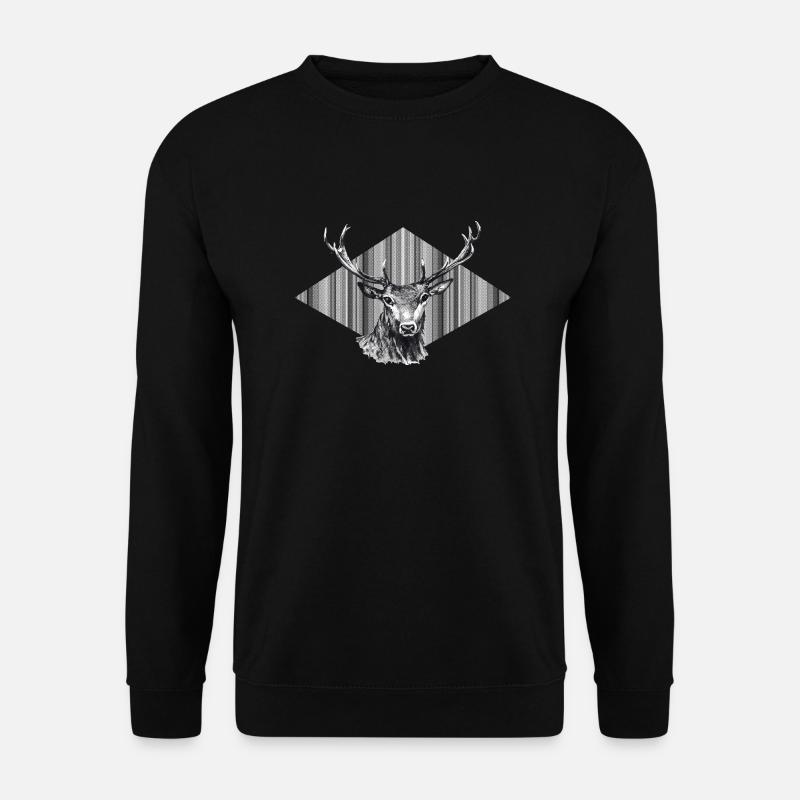 Deer - Unisex Sweatshirt - black