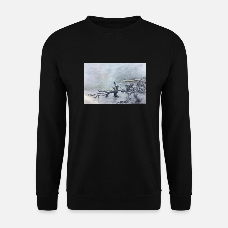 Natur wie gemalt - Unisex Pullover - Schwarz