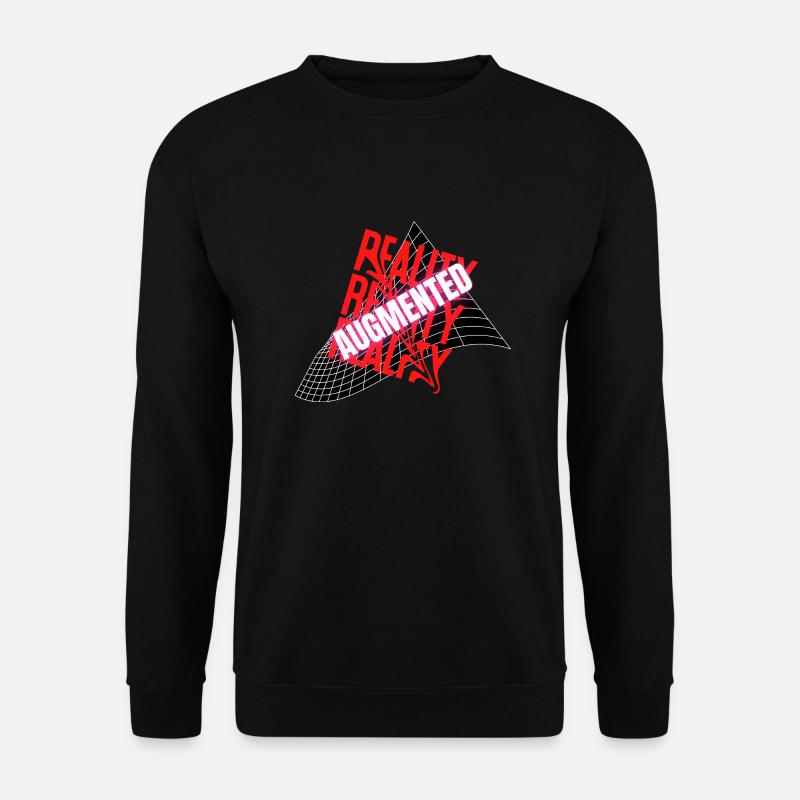 Reality Augmented Anamorphic - Sweat-shirt Unisexe - noir