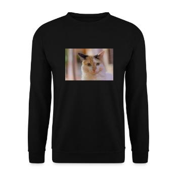 le chat - Sweat-shirt Unisexe - noir - Devant - Alina (178cm) & Michal (187cm)