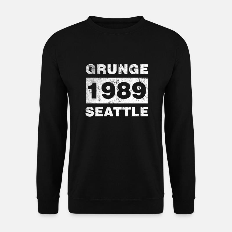 GRUNGE SEATTLE 1989 - Unisex Pullover - Schwarz