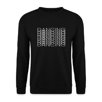 Danse Musique de danse - Sweat-shirt Unisexe - noir - Devant - Alina (178cm) & Michal (187cm)