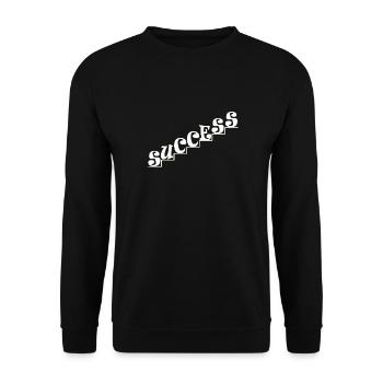 design original SUCCESS - Sweat-shirt Unisexe - noir - Devant - Alina (178cm) & Michal (187cm)