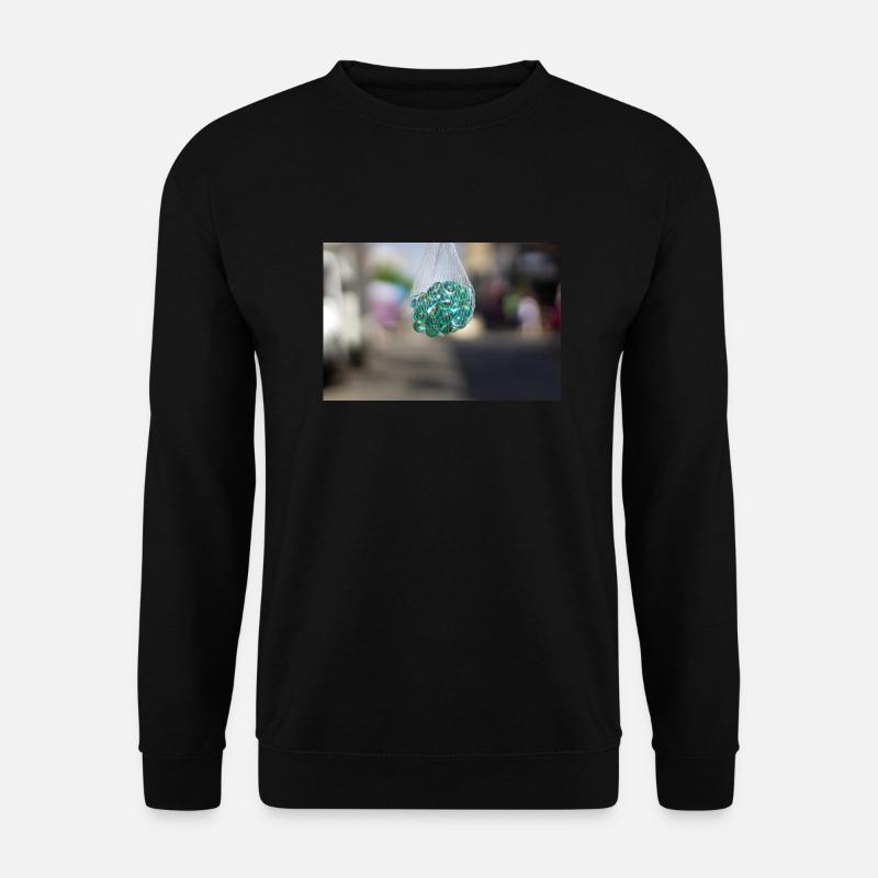 Der Sack mit Murmeln - Unisex Pullover - Schwarz