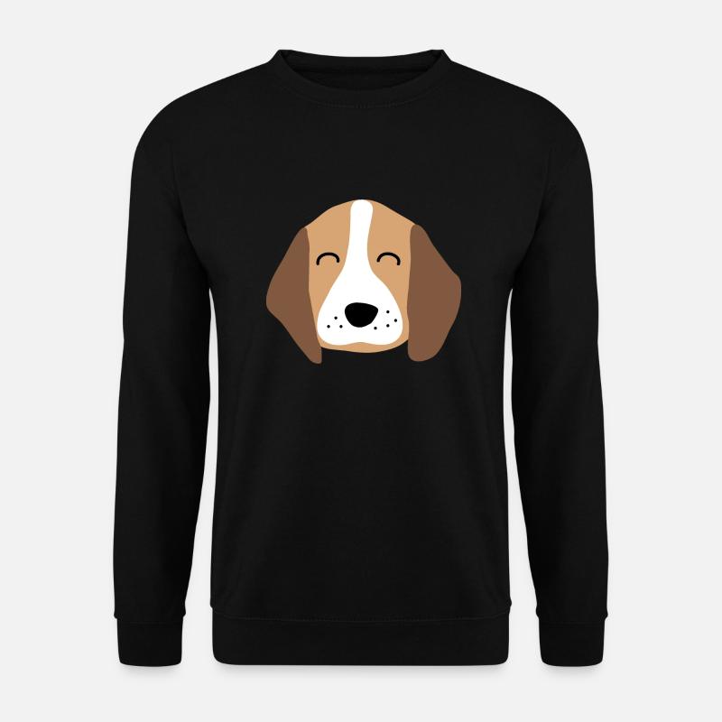 Niedliches Welpengesicht 2 - Unisex Pullover - Schwarz