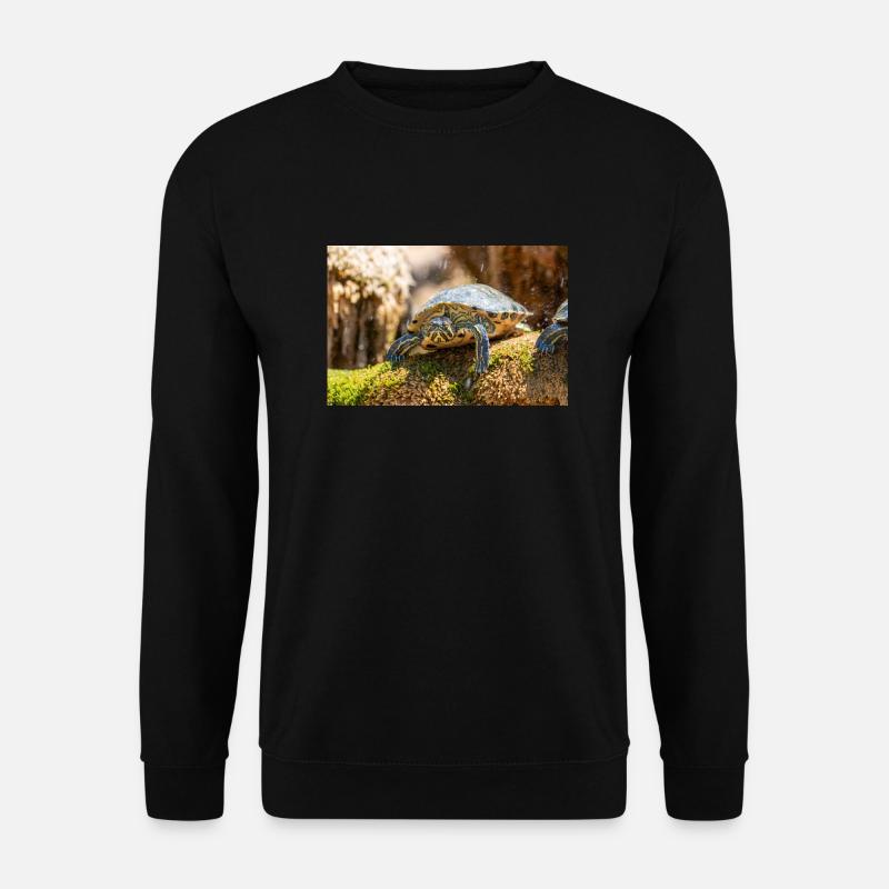 Yellow-bellied slider Trachemys scripta scripta - Unisex Sweatshirt - black