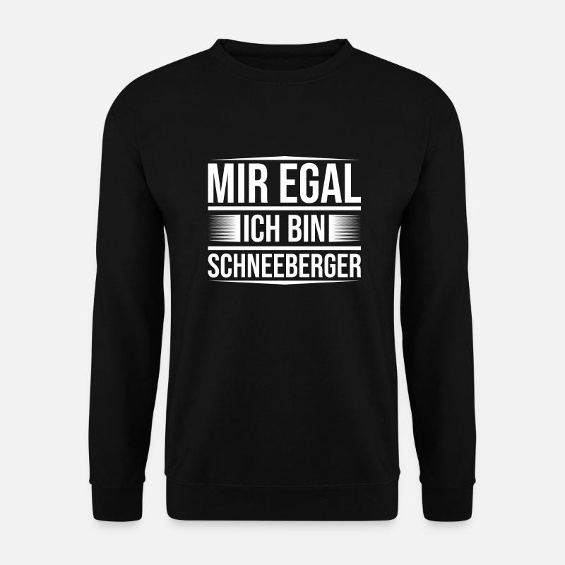 Schneeberg mir egal - Unisex Pullover - Schwarz