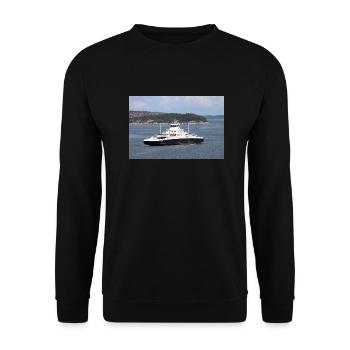 Møkstrafjord - Unisex Sweatshirt - black - Front - Alina (178cm) & Michal (187cm)