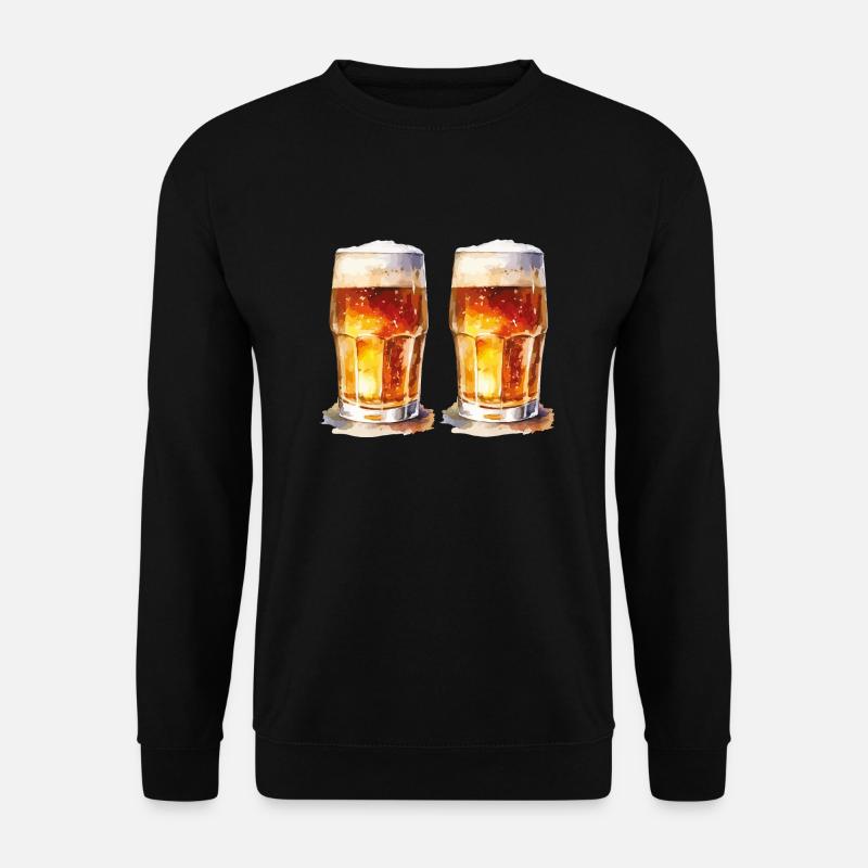 bier 2 - Unisex Pullover - Schwarz