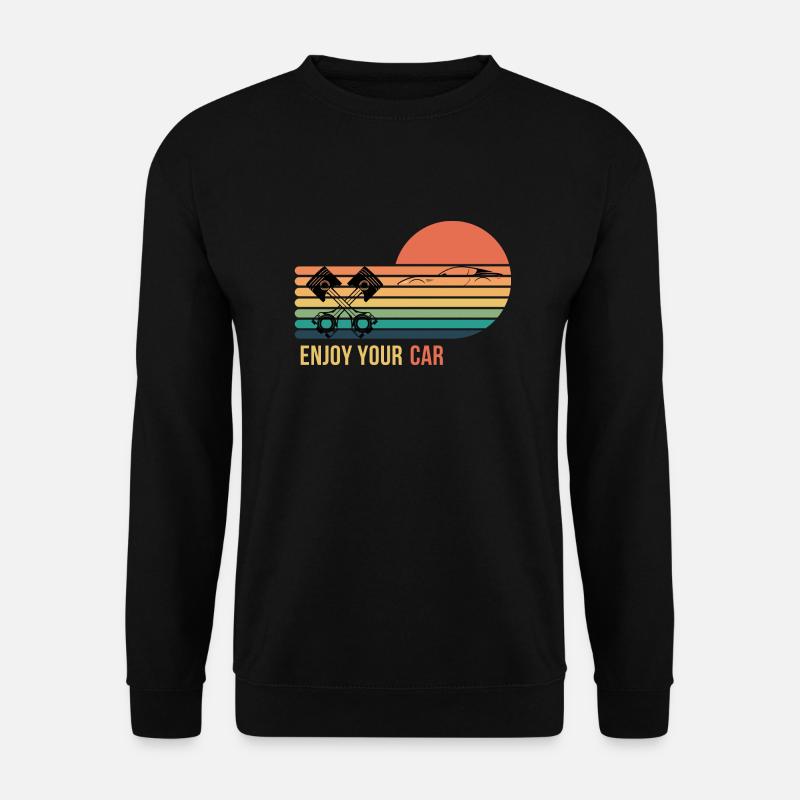 Enjoy your car - Unisex Pullover - Schwarz