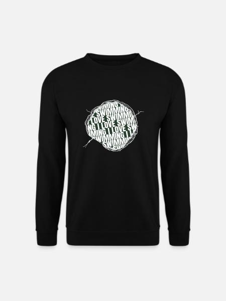 birthday present idea awesome swimmer - Unisex Pullover - Schwarz