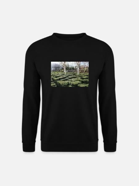 Französischer Zen-Garten - Unisex Pullover - Schwarz