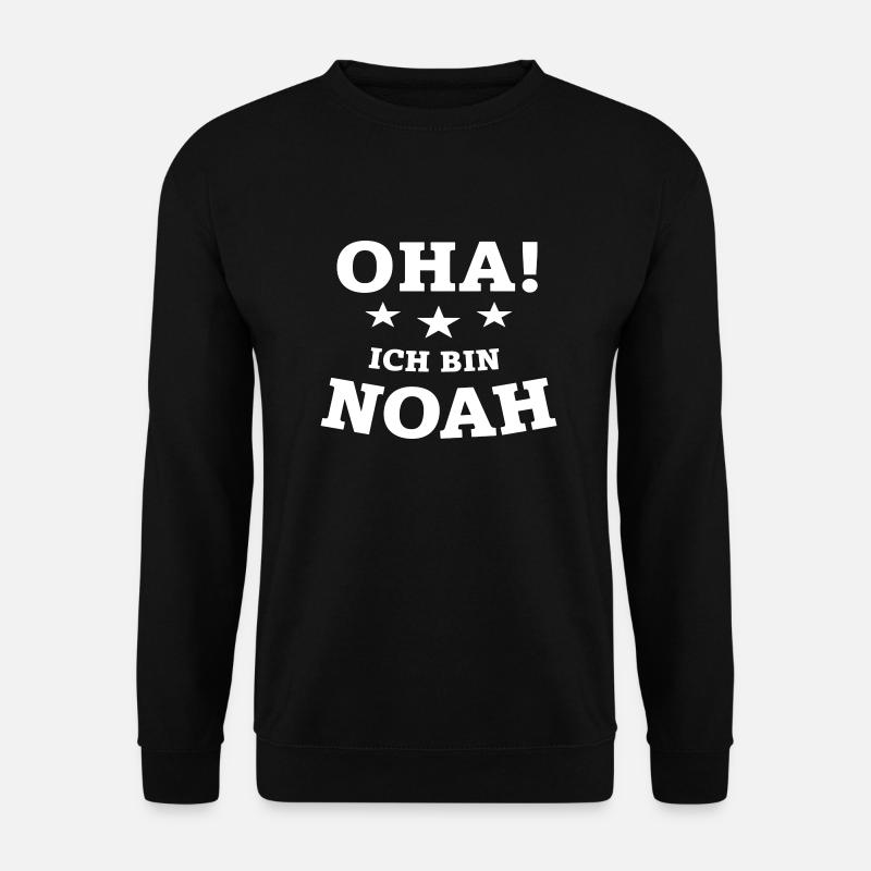 Oha ich bin Noah - Unisex Pullover - Schwarz