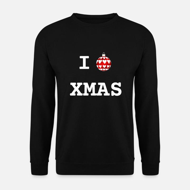Ich liebe Weihnachten | XMAS - Unisex Pullover - Schwarz