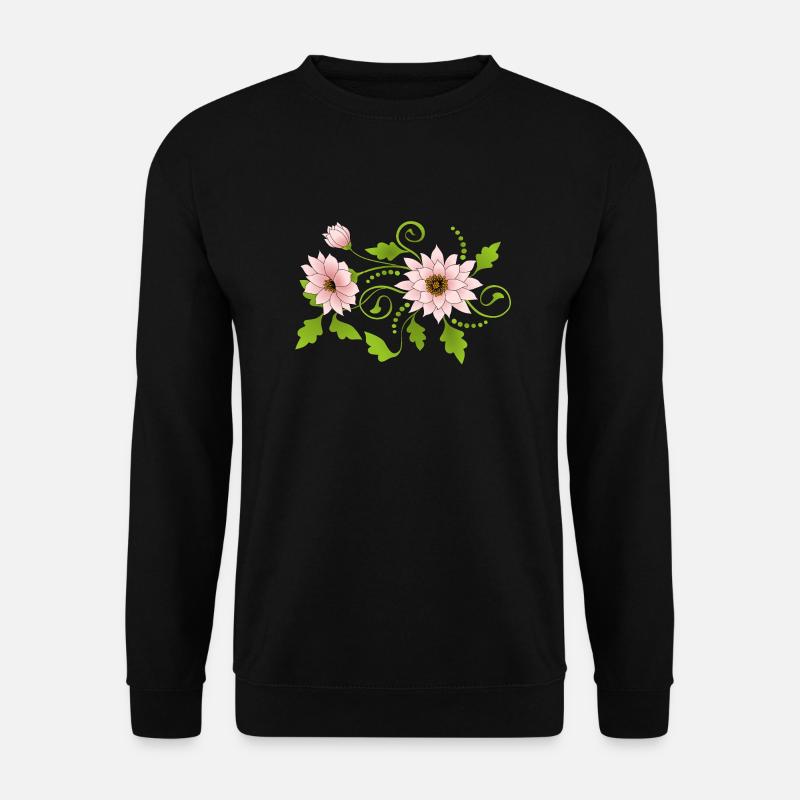 Fleur - Sweat-shirt Unisexe - noir