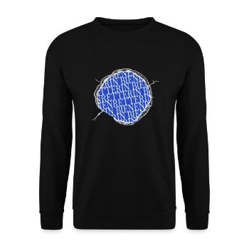 Bees Love Christmas Friend Saying Cat - Unisex Sweatshirt - black - Front - Alina (178cm) & Michal (187cm)