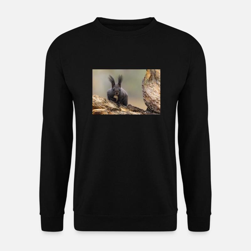 Oachkatzl / Squirrel - Unisex Sweatshirt - black