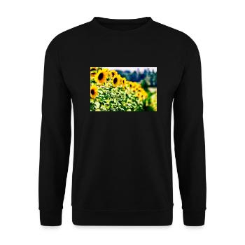 Tournesols - Sweat-shirt Unisexe - noir - Devant - Alina (178cm) & Michal (187cm)