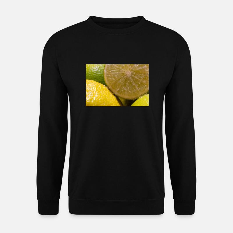 Limette - Unisex Pullover - Schwarz