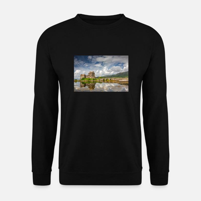 Scotland Eilean Donan Castle - Unisex Sweatshirt - black