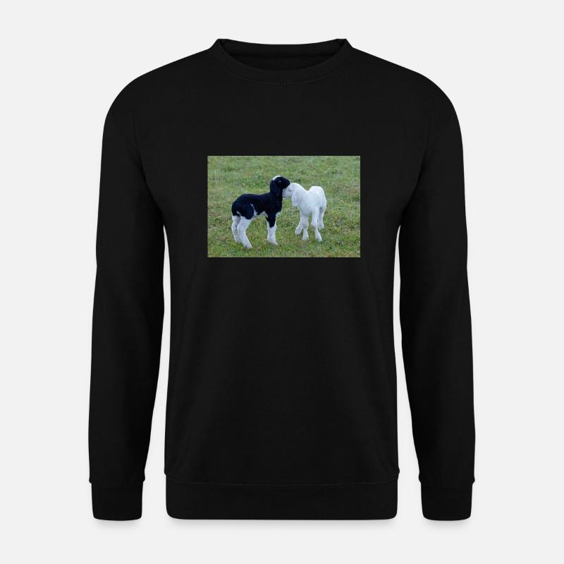 Lambs black and white - Unisex Sweatshirt - black