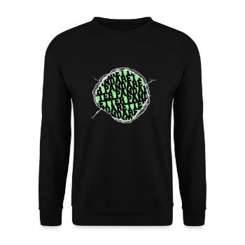 tierschützer spaß animalliberationfront zitat - Unisex Pullover - Schwarz - Vorne - Alina (178cm) & Michal (187cm)
