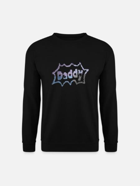 HerzefürDaddyII - Unisex Pullover - Schwarz
