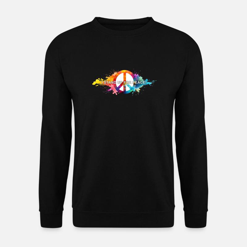 StandUp4peace 01 - Unisex Pullover - Schwarz