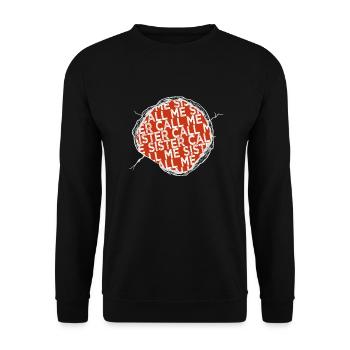 Vacances en famille citation drôle plage enfant adoptif - Sweat-shirt Unisexe - noir - Devant - Alina (178cm) & Michal (187cm)