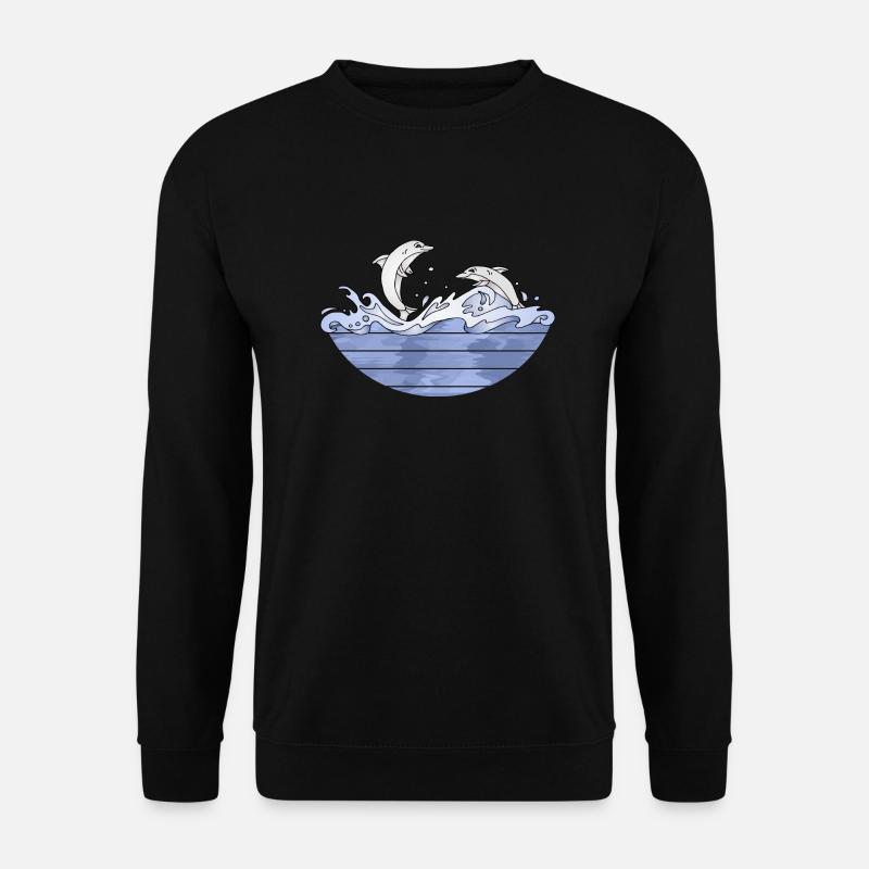Delphine - Unisex Pullover - Schwarz