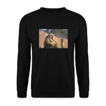 LIONS CSC 0893 - Unisex Sweatshirt - black - Front - Alina (178cm) & Michal (187cm)