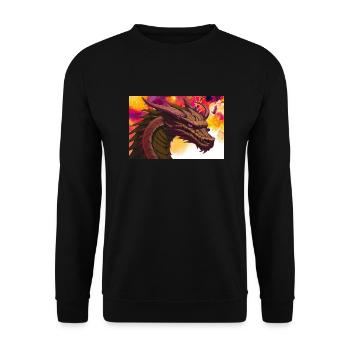 Dragon DC0 - Sweat-shirt Unisexe - noir - Devant - Alina (178cm) & Michal (187cm)