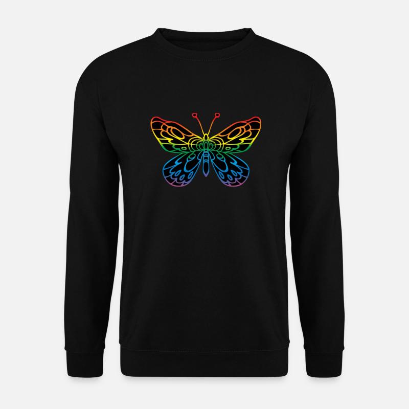 Schmetterling - Unisex Pullover - Schwarz