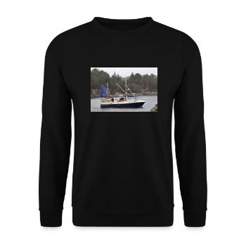 Peragut - Unisex Sweatshirt - black - Front - Alina (178cm) & Michal (187cm)
