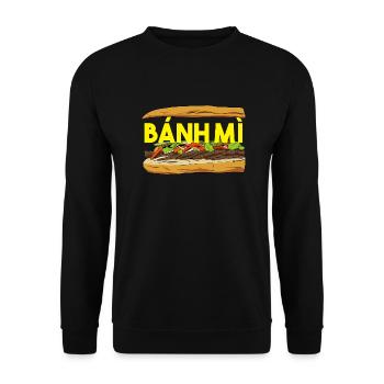 Vietnam Viet Banh Mi Brot Vietnamese I Geschenk - Unisex Pullover - Schwarz - Vorne - Alina (178cm) & Michal (187cm)