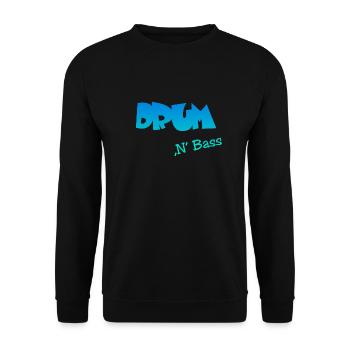 Drum n Bass - Unisex Pullover - Schwarz - Vorne - Alina (178cm) & Michal (187cm)
