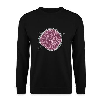 quote love curiosity community love languages - Unisex Pullover - Schwarz - Vorne - Alina (178cm) & Michal (187cm)