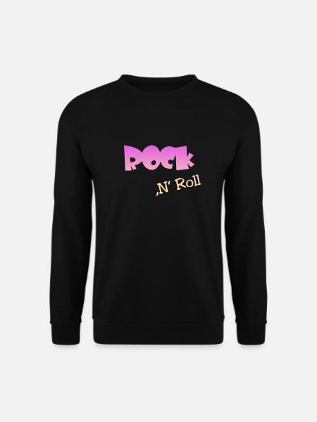 Rock n Roll - Unisex Pullover - Schwarz
