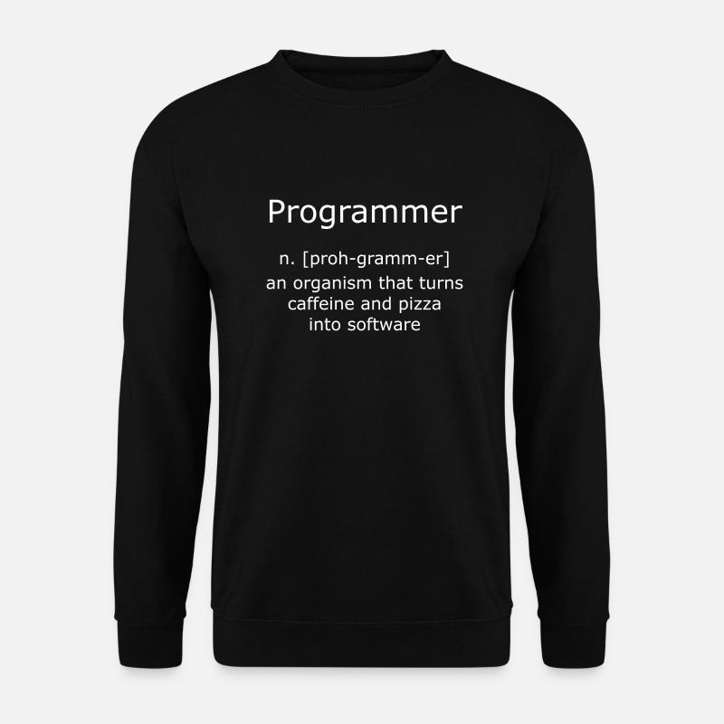 Programmer Programmierer - Unisex Pullover - Schwarz