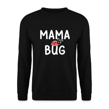 Mama Bug Ladybug Mom Funny - Unisex Sweatshirt - black - Front - Alina (178cm) & Michal (187cm)