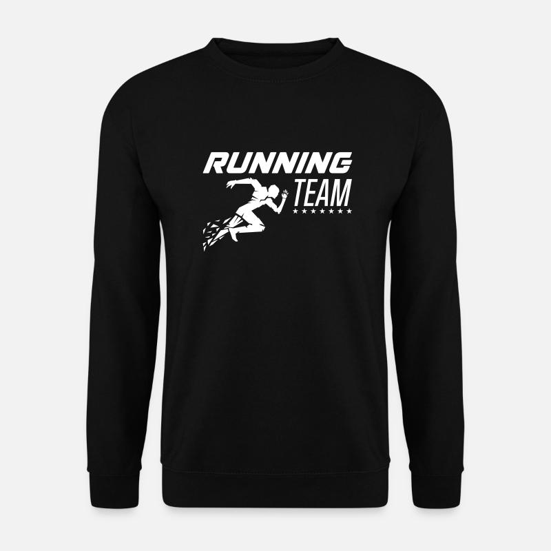 running team - Unisex Pullover - Schwarz