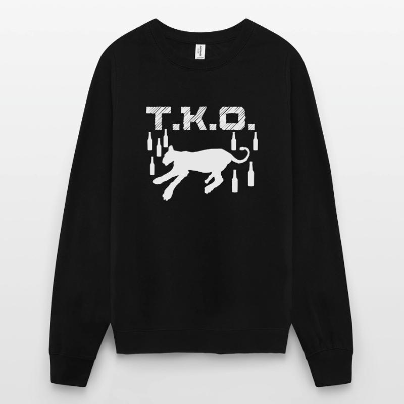 TKO Drunk Predator Évanoui Blackout Coma Blanc Sweat-shirt Unisexe