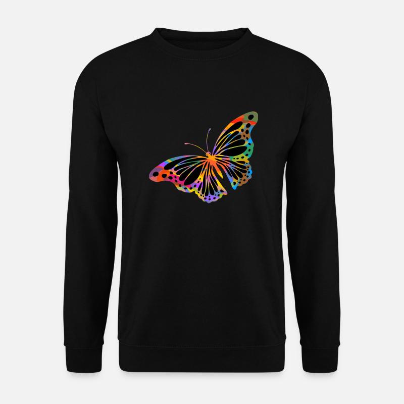 Papillon - Sweat-shirt Unisexe - noir