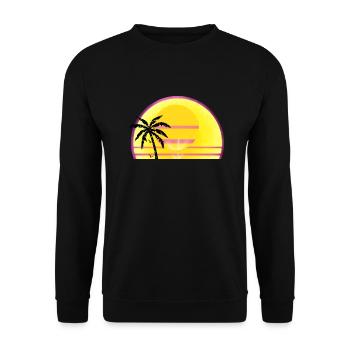 Sunny Summer Closed day - Unisex Sweatshirt - black - Front - Alina (178cm) & Michal (187cm)
