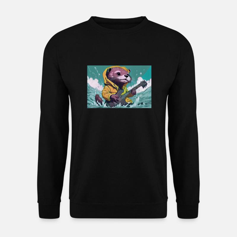 Otti Gitarre - Unisex Pullover - Schwarz