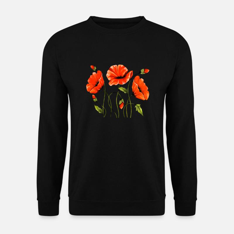 Fleur - Sweat-shirt Unisexe - noir