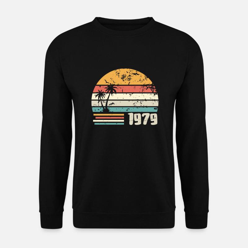 1979 Geburtstagsgeschenk - Made in 1979 Retro 1979 - Unisex Pullover - Schwarz