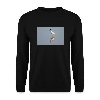 Avocet - Unisex Sweatshirt - black - Front - Alina (178cm) & Michal (187cm)