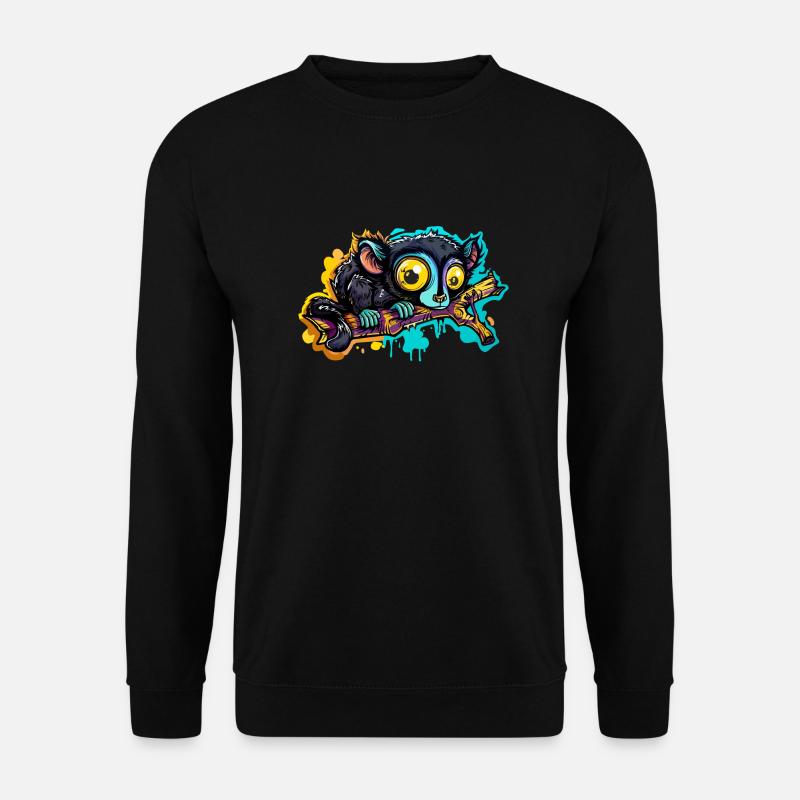 Mohrenmaki - Unisex Pullover - Schwarz